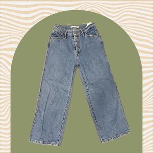 Levi’s Mile High Cropped Wide Leg jeans